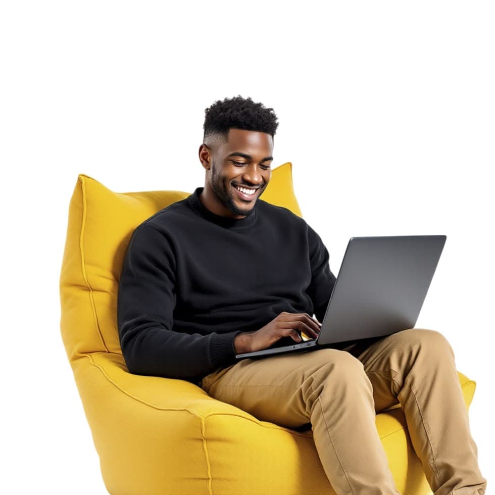 Professionnelle au travail avec ordinateur — Kallu